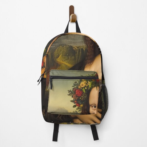 Item preview, Mona Lisa in Ukrainian Wreath designed and sold by AI-ARTeria.