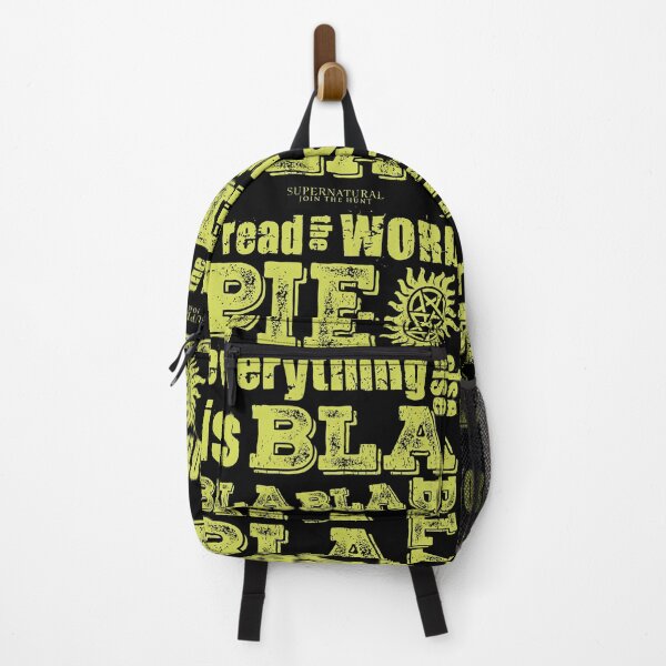 Artikelvorschau, Supernatural "PIE" | SPN Bla, Bla, Bla - Fluogelb entworfen und verkauft von SALENTOmadness.