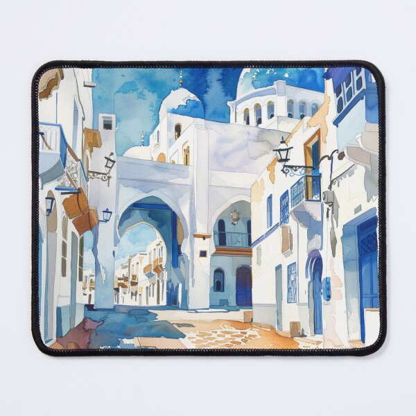 Item preview, A Watercolor Design of Tunis - Tunisia designed and sold by Sketch-Shack.