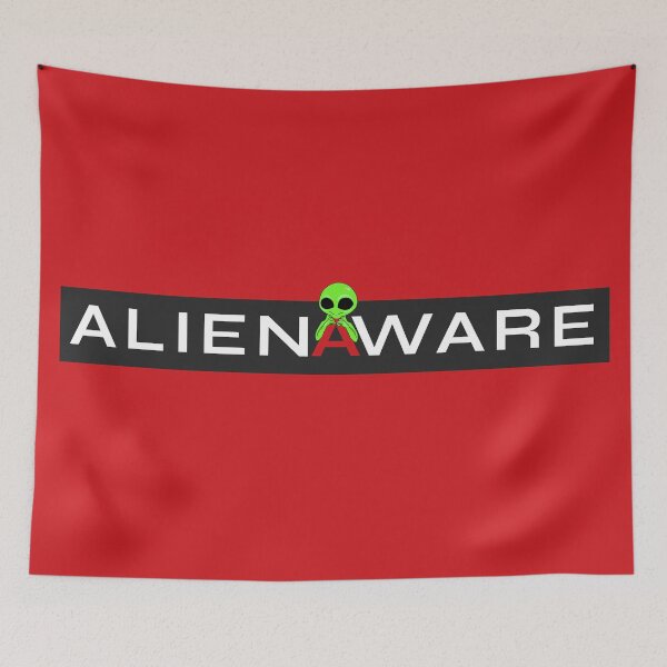Item preview, AlienAware Logo Parody designed and sold by Fun Funky Designs.