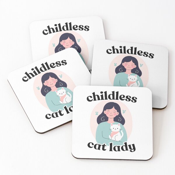 Item preview, CHILDLESS cat lady designed and sold by Catophile.
