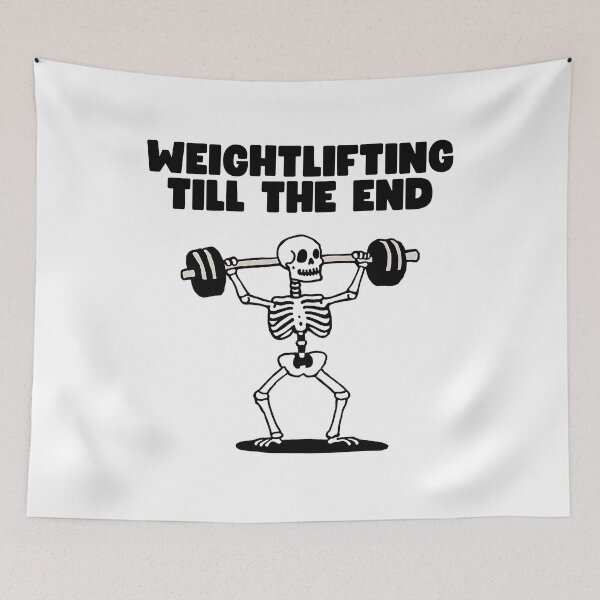 Item preview, Weightlifting until the end designed and sold by Amzg-Designs.