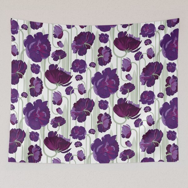 Item preview, purple double tulips designed and sold by kobyakov.