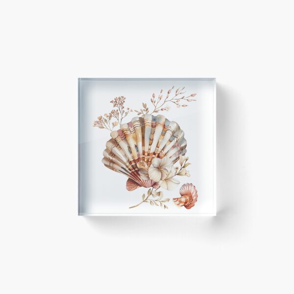 Item preview, Floral Summer Oyster designed and sold by GiraffeCreative.