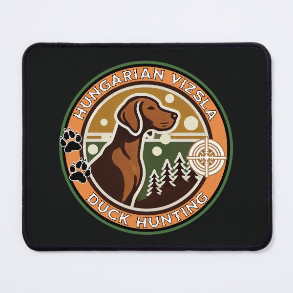 Item preview, Hungarian Vizsla Duck Hunting Emblem designed and sold by SportyAndArtful.
