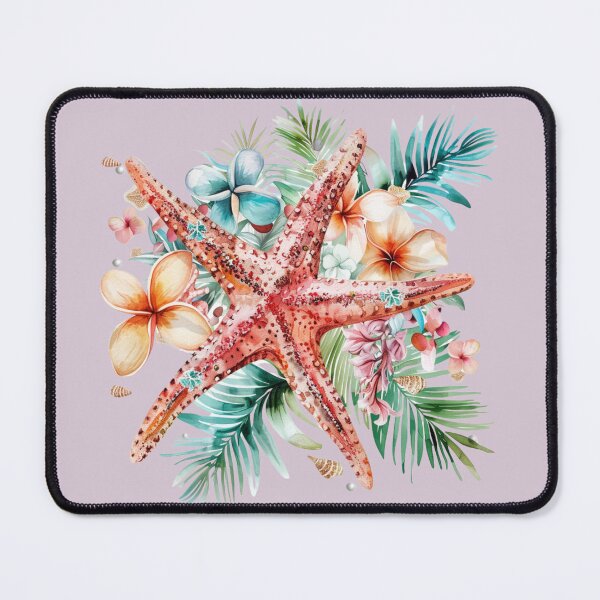 Item preview, Floral Summer Starfish designed and sold by GiraffeCreative.