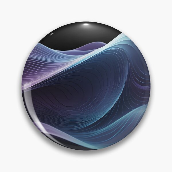 Item preview, Futuristic Waves Abstract Art designed and sold by SeamPix.