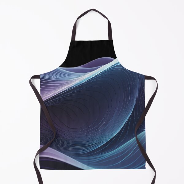 Item preview, Futuristic Waves Abstract Art designed and sold by SeamPix.