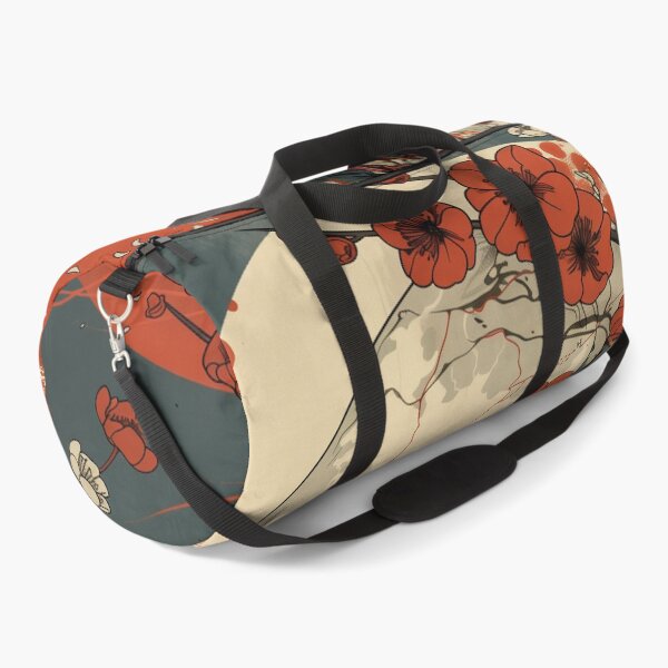 Item preview, Skull with Blossoms and Snakes Artistic Illustration ukiyo-e designed and sold by Retrocranio.
