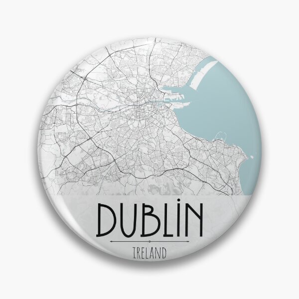 Item preview, Dublin City Map designed and sold by TravelWish.