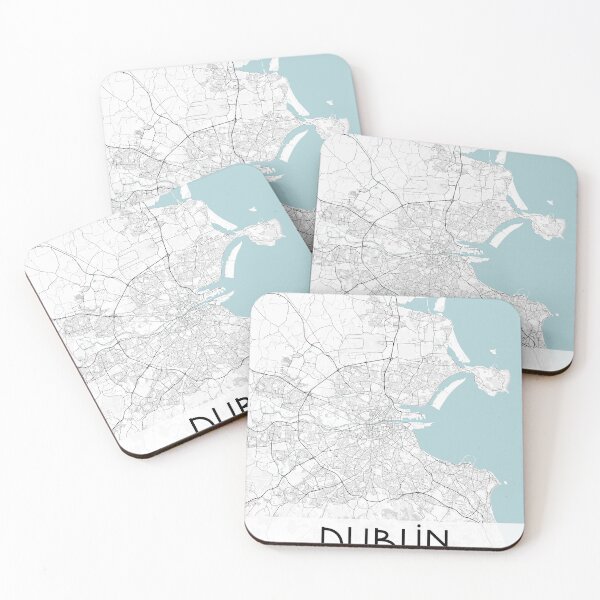 Item preview, Dublin City Map designed and sold by TravelWish.