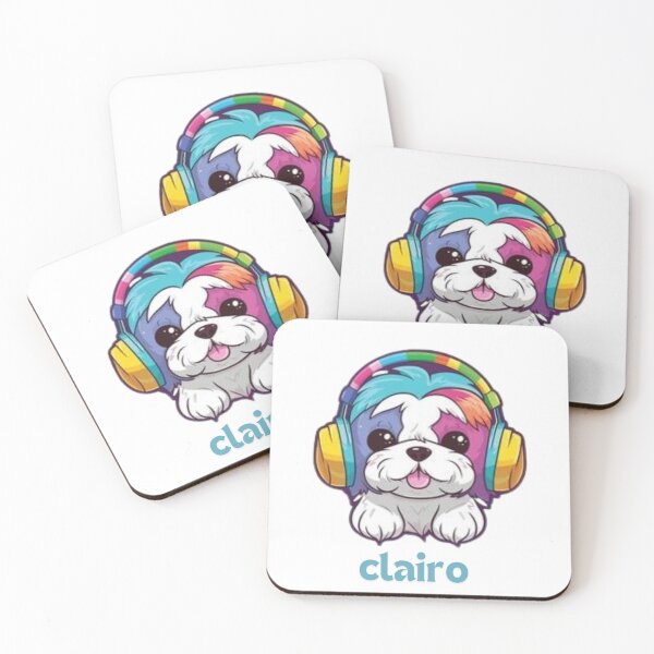 Artikelvorschau, Clairo Hund entworfen und verkauft von StickerFusion.