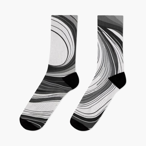 Item preview, Monochrome Abstract Art In Black And White designed and sold by SeamPix.