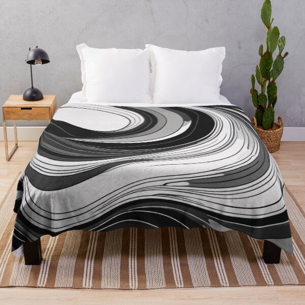 Item preview, Monochrome Abstract Art In Black And White designed and sold by SeamPix.