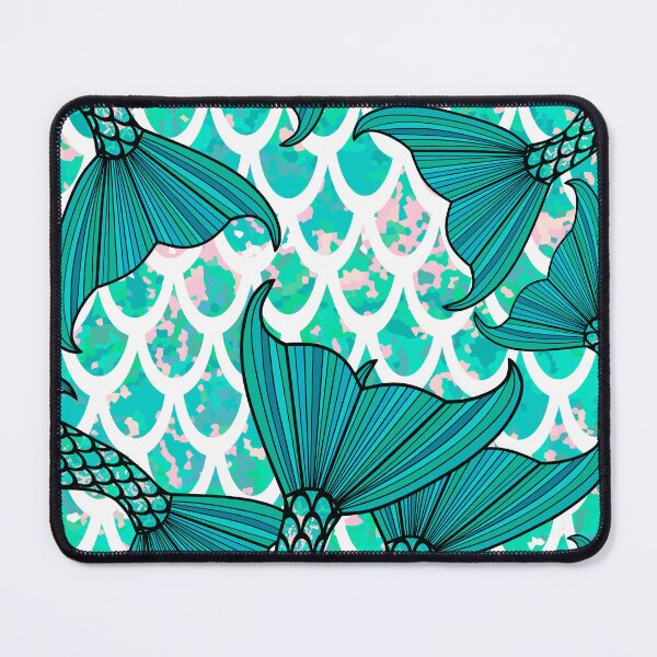 Item preview, Blue Mermaid Tail Pattern designed and sold by Sartoris Art.