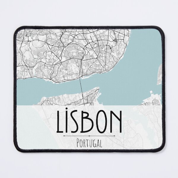 Item preview, Lisbon City Map designed and sold by TravelWish.