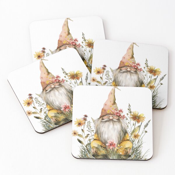 Item preview, Floral Summer Gnome designed and sold by GiraffeCreative.