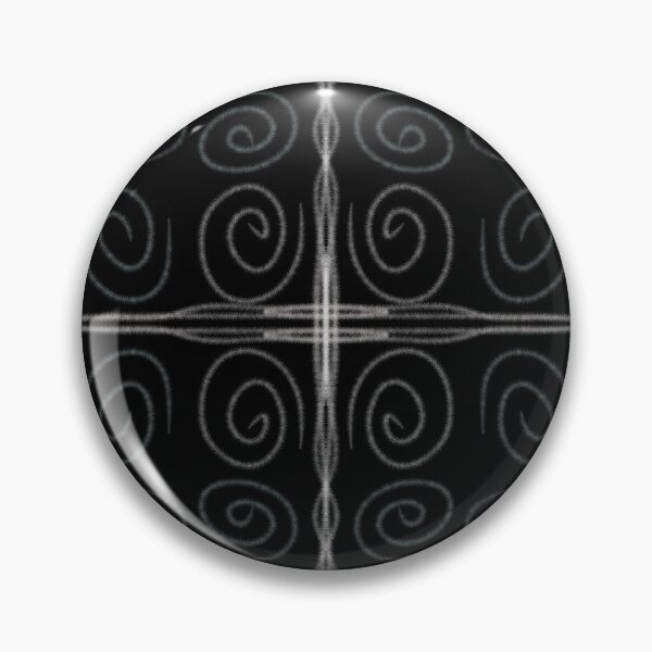 Item preview, Black and White symmetric doodles design designed and sold by Stefrait-7.