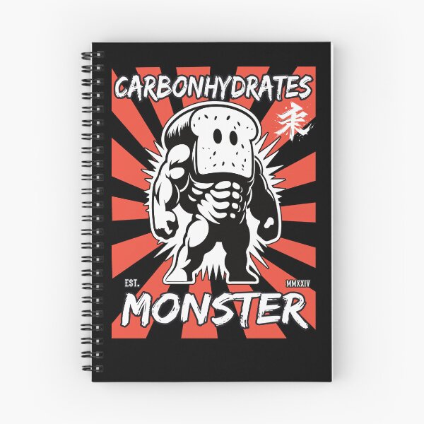 Item preview, Carbohydrate Monster - Funny Bread Monster Design in Japanese Style designed and sold by RetroMaritalArt.