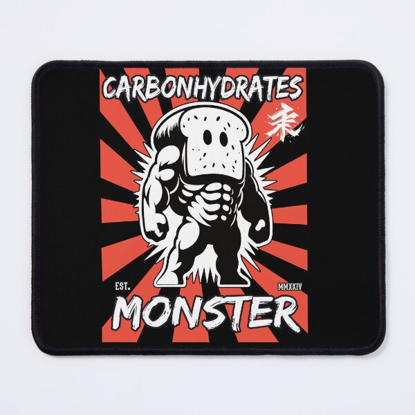 Item preview, Carbohydrate Monster - Funny Bread Monster Design in Japanese Style designed and sold by RetroMaritalArt.