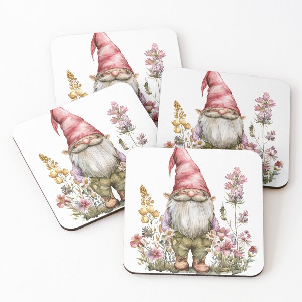Item preview, Floral Summer Gnome designed and sold by GiraffeCreative.