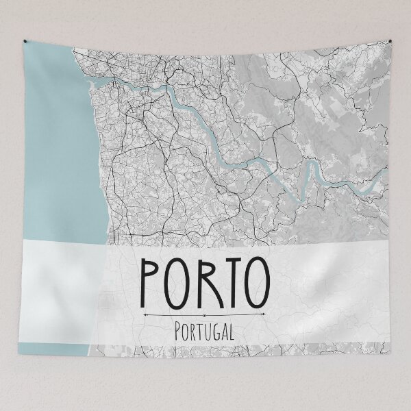 Item preview, Mapa de la ciudad de Oporto designed and sold by TravelWish.