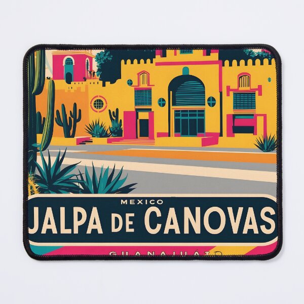 Item preview, Jalpa de Canovas Guanajuato Mexico Magic Town Vintage Travel Tourism designed and sold by TravelersGems.