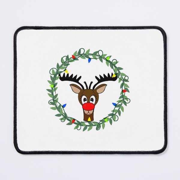 Item preview, Christmas Reindeer Wreath designed and sold by Sartoris Art.