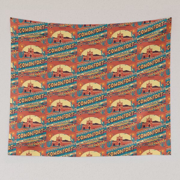 Item preview, Comonfort Guanajuato Mexico Magic Town Vintage Travel Tourism designed and sold by TravelersGems.
