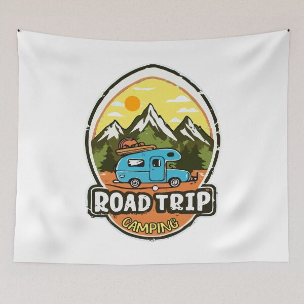 Item preview, Camping  road trip  designed and sold by JiraVibes.