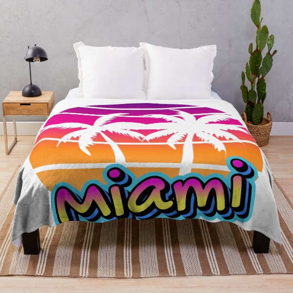 Item preview, Miami Sunset Retro Palm Trees | Vibrant Tropical Beach Design designed and sold by WarFX Designs.