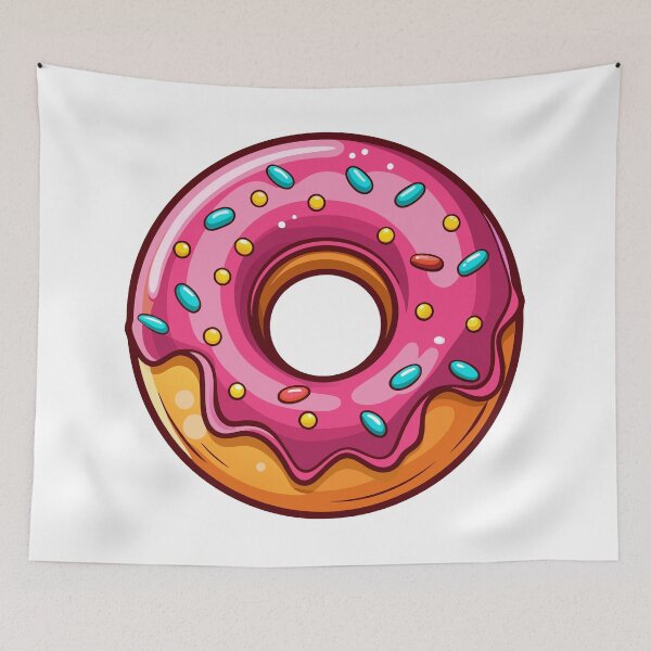 Item preview, Pink Icing donut - donut designed and sold by FeelGoodTee.