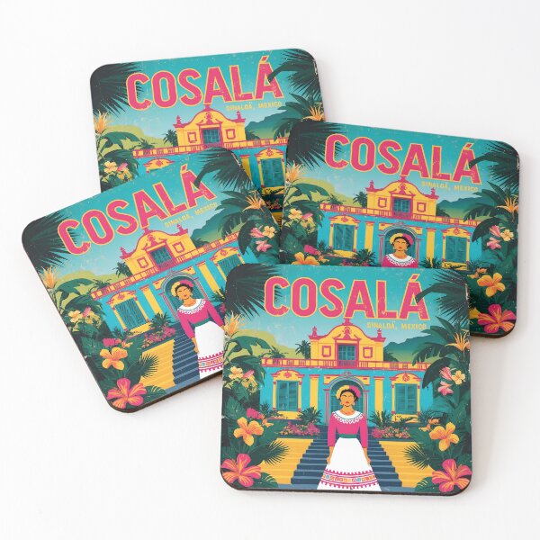 Item preview, Cosala Sinaloa Mexico Magic Town Vintage Travel Tourism designed and sold by TravelersGems.