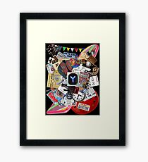 Back to the Future Trilogy MIX Framed Print
