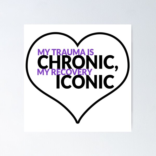 Trauma Is Chronic Poster