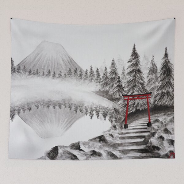 Item preview, Torii Sumi-e designed and sold by MalMakes.