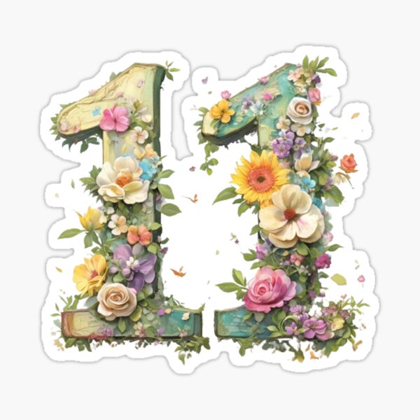 Item preview, Flower Number Eleven designed and sold by emilykang.