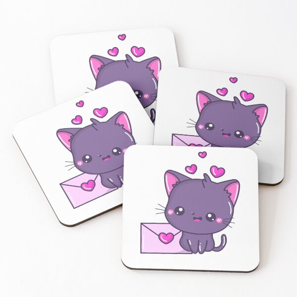 Item preview, Cute purple cat, Purple Heart Day designed and sold by Allaouitige4.