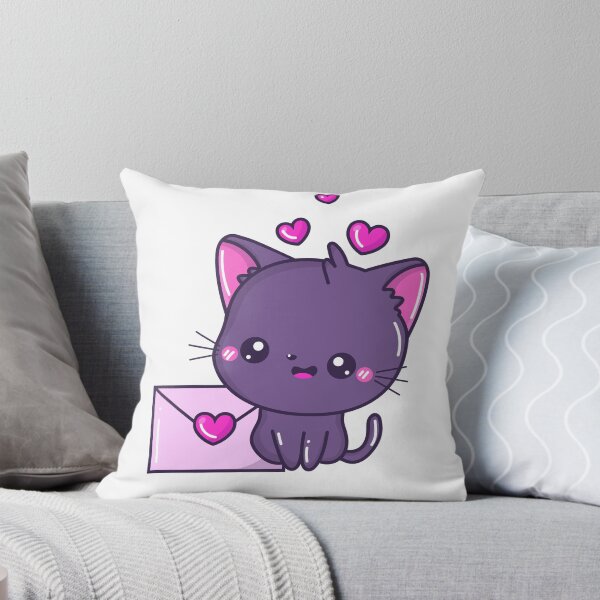 Item preview, Cute purple cat, Purple Heart Day designed and sold by Allaouitige4.