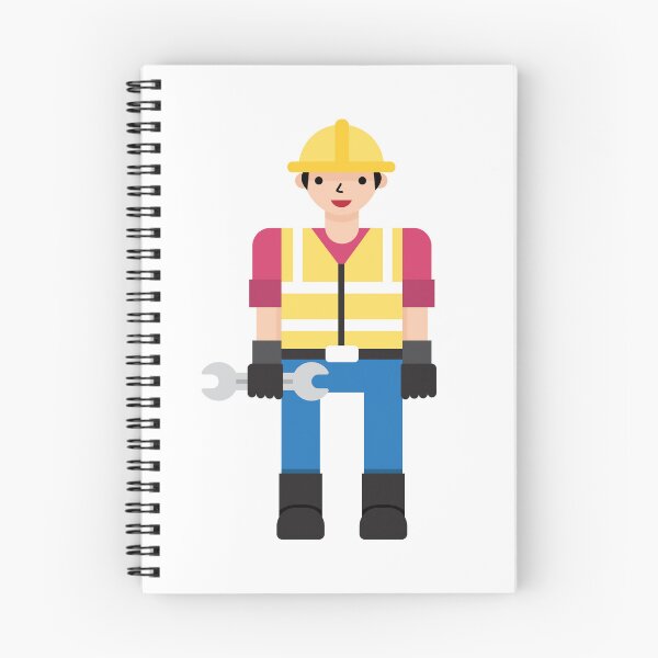 Item preview, Smiling Male Construction Worker with Hard Hat designed and sold by syamhnsb.