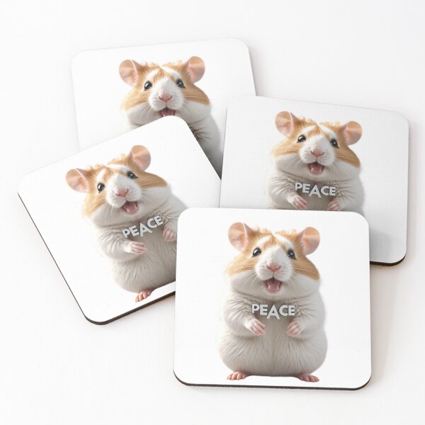 Item preview, peace hamster meme designed and sold by CATDOG99.