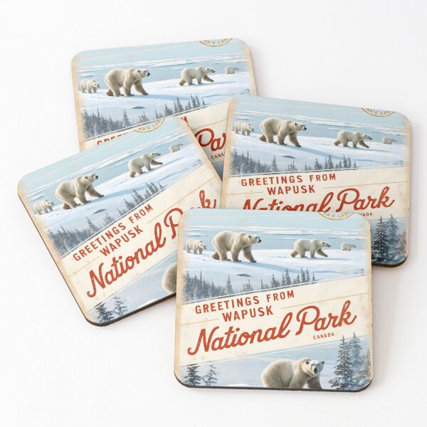 Item preview, Wapusk National Park Canada Postcard Vintage Travel Retro designed and sold by TravelPostcardGems.