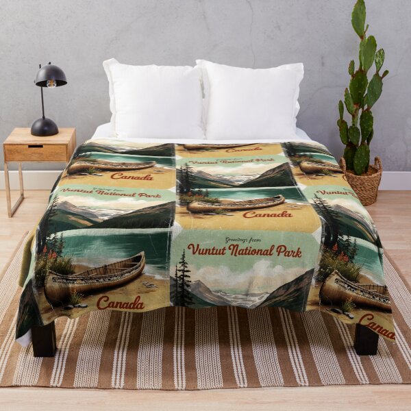 Item preview, Vuntut National Park Canada Postcard Vintage Travel Retro designed and sold by TravelPostcardGems.