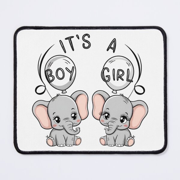 Item preview, Gender Reveal - Elephant theme designed and sold by SparklingMoment.