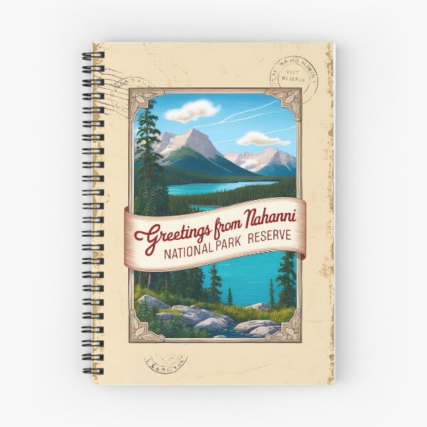 Item preview, Nahanni National Park Canada Postcard Vintage Travel Retro designed and sold by TravelPostcardGems.