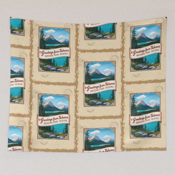 Item preview, Nahanni National Park Canada Postcard Vintage Travel Retro designed and sold by TravelPostcardGems.