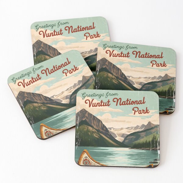 Item preview, Vuntut National Park Canada Postcard Vintage Travel Retro designed and sold by TravelPostcardGems.