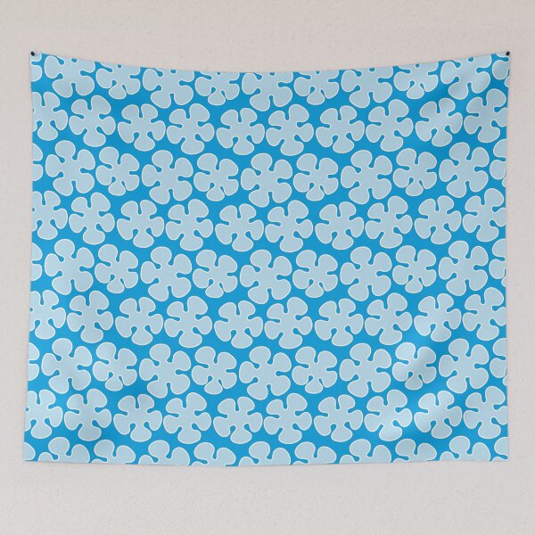 Item preview, Curvy shape pattern - Blue designed and sold by Coops Clothing.