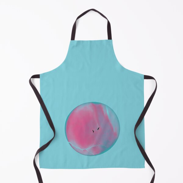 Item preview, Pareidolia Face Birds Eyes Branches Mouth - Dusty Pink and Cyan designed and sold by Beachy.