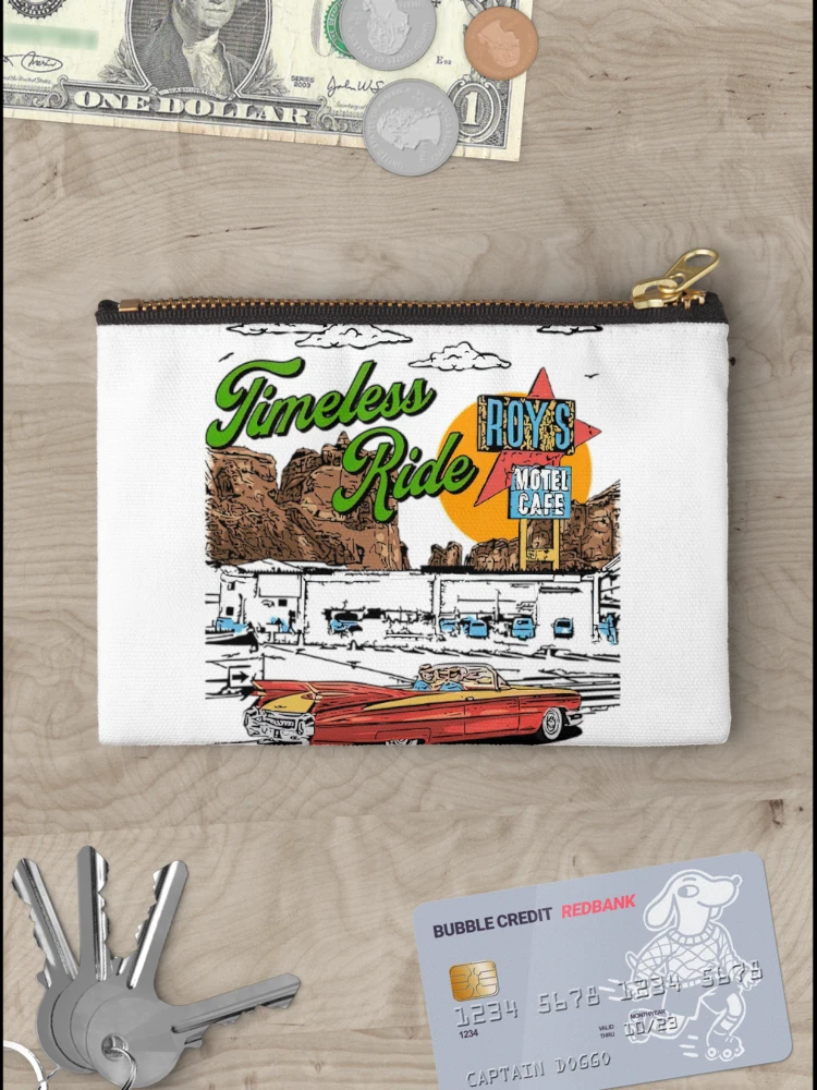 Thumbnail 3 of 4, Zipper Pouch, Timeless Ride designed and sold by GingerSubraman.